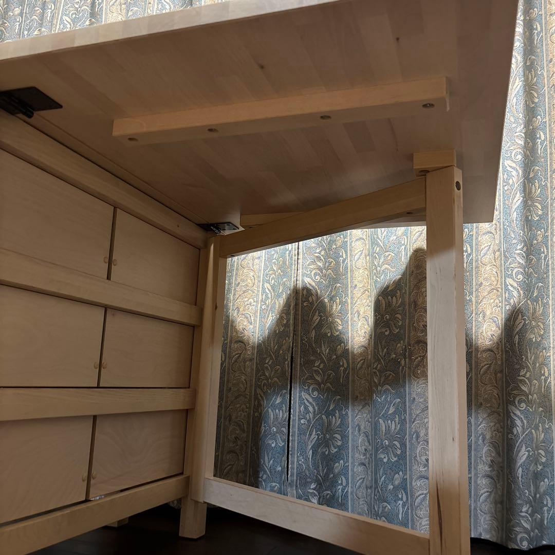 【美品】IKEA ノールデン ゲートレッグテーブル バタフライテーブル