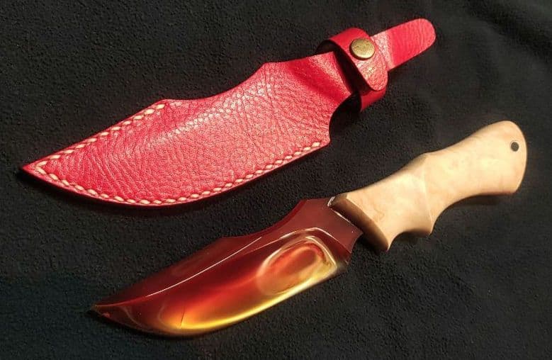 u*d様 [一点物] 精霊石の御守り刀北林竹二 氏作 ストーンナイフ