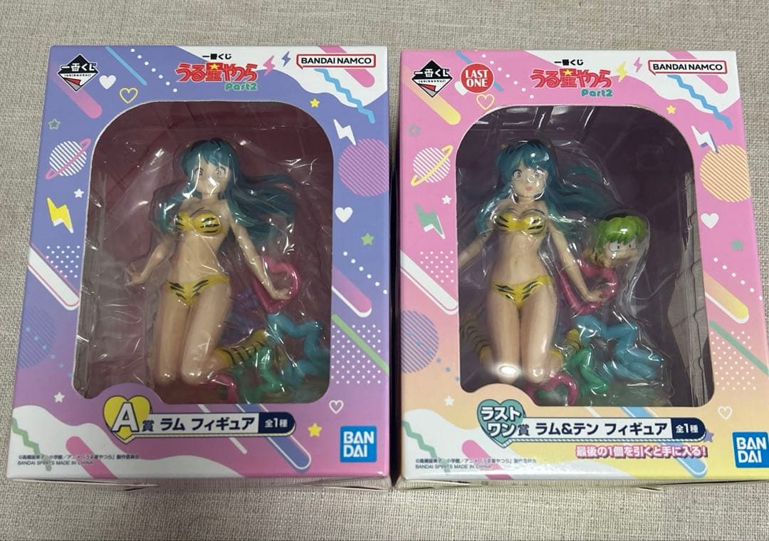 一番くじ　うる星やつら　A賞　ラストワン賞　ラム＆テン　フィギュア　2点セット