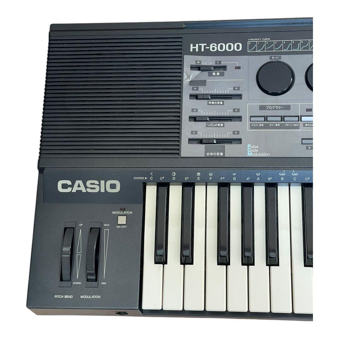 カシオ シンセサイザー HT-6000 音出し確認のみ 現状品 - メルカリ