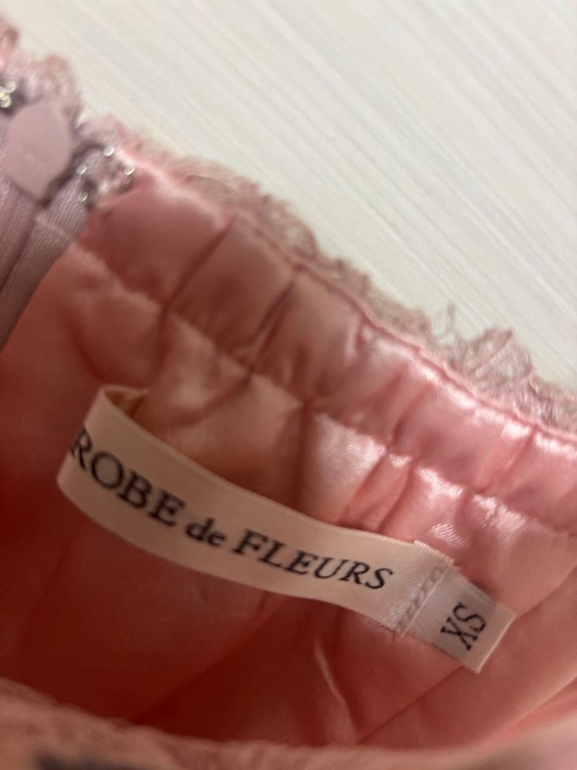 ROBEdeFLEURSローブドフルールレースタイトミニドレスキャバドレスXS