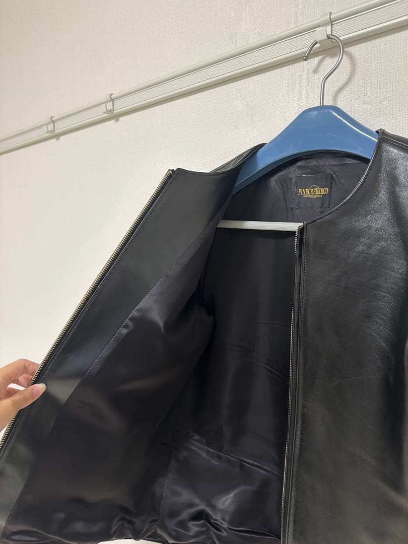 美品】FINE CREEK LEATHERS バド（黒/茶）馬革 40サイズ