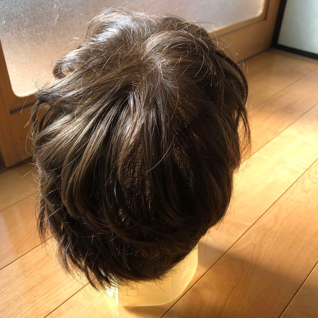 試着のみ(フォンテーヌ fontaine)ダークブラウン ショートフルウィッグ