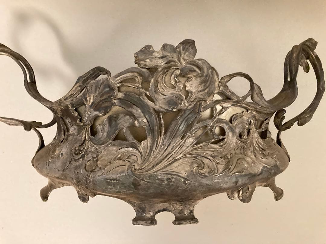 アールヌーボー ピューター ジャルディニエール - メルカリ