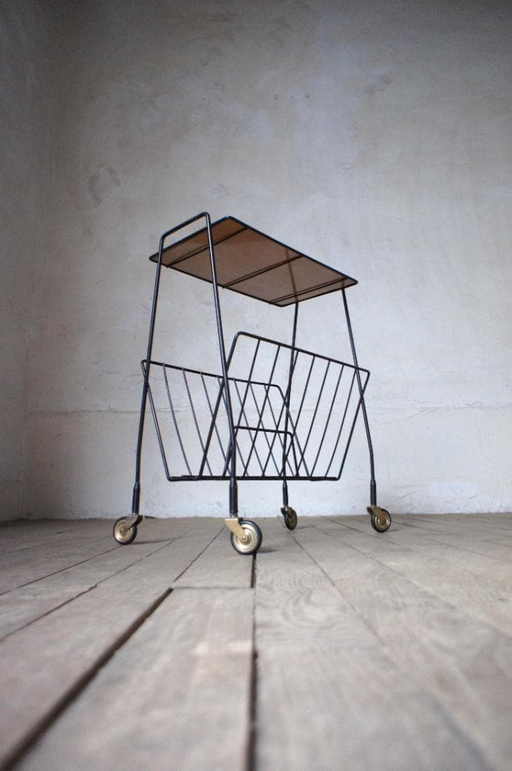 サイドテーブル ワゴン ミッドセンチュリー ヴィンテージ 北欧 フランス