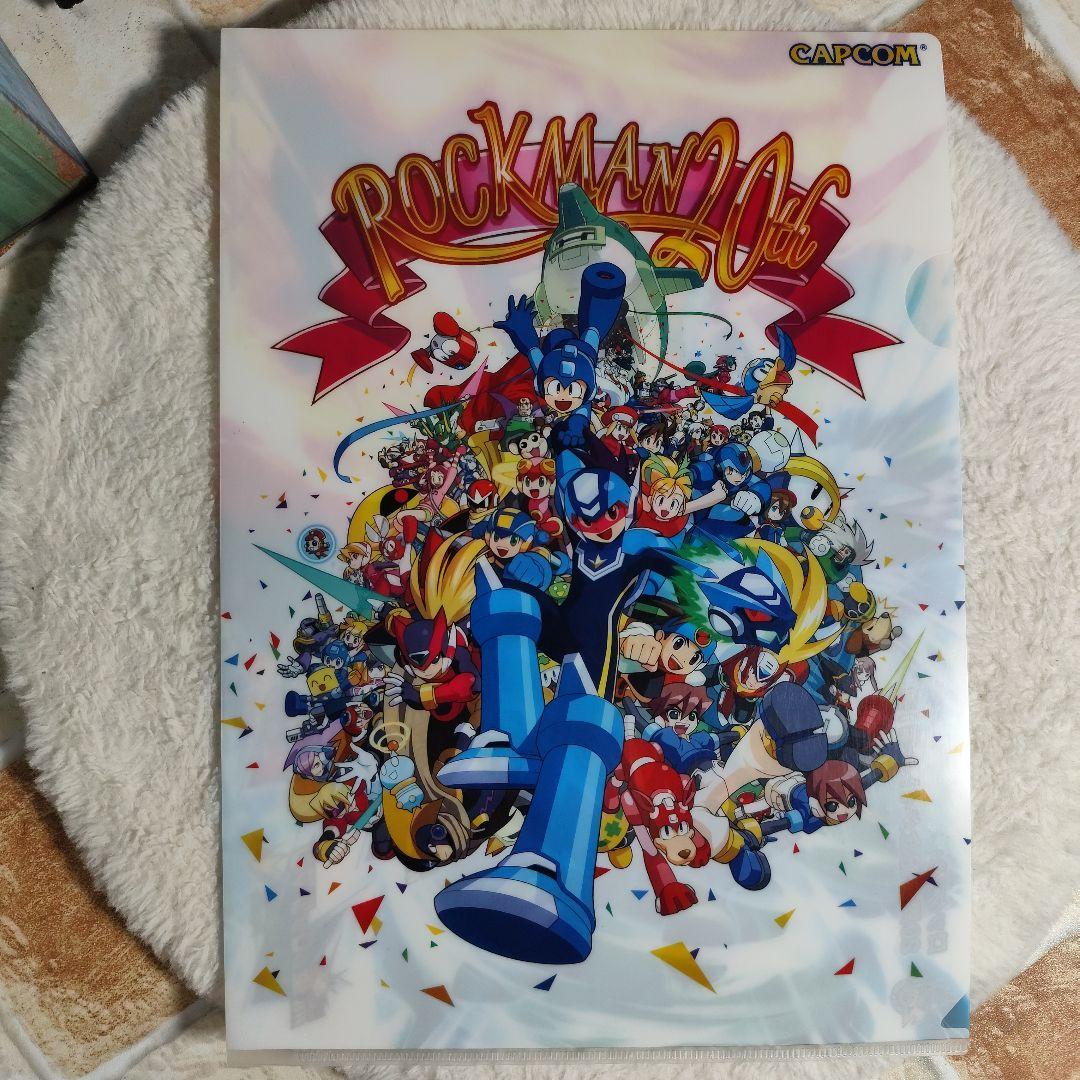 ロックマン 20周年記念クリアファイル - メルカリ