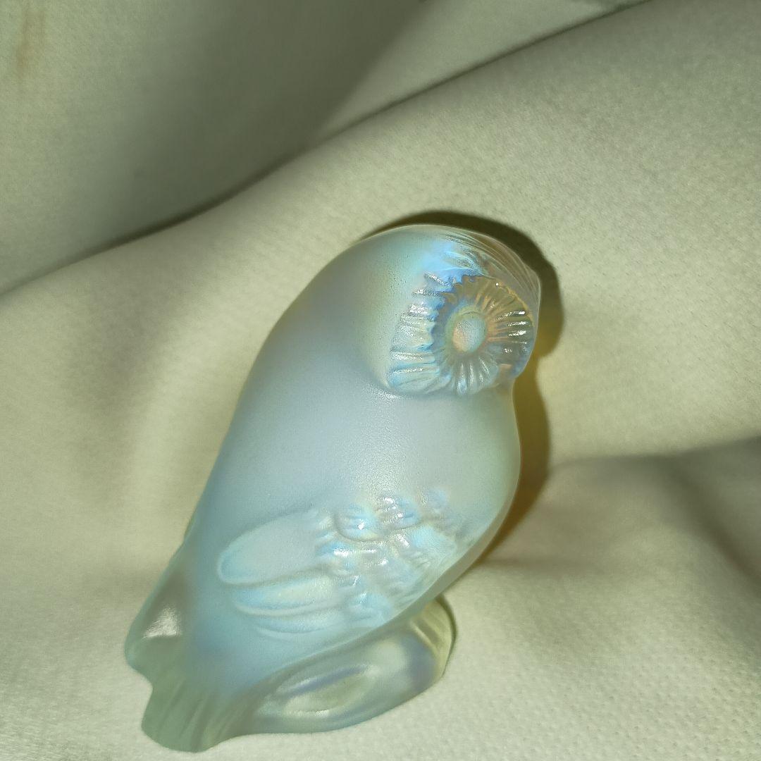 LALIQUEラリックフロストガラス フクロウ 置物