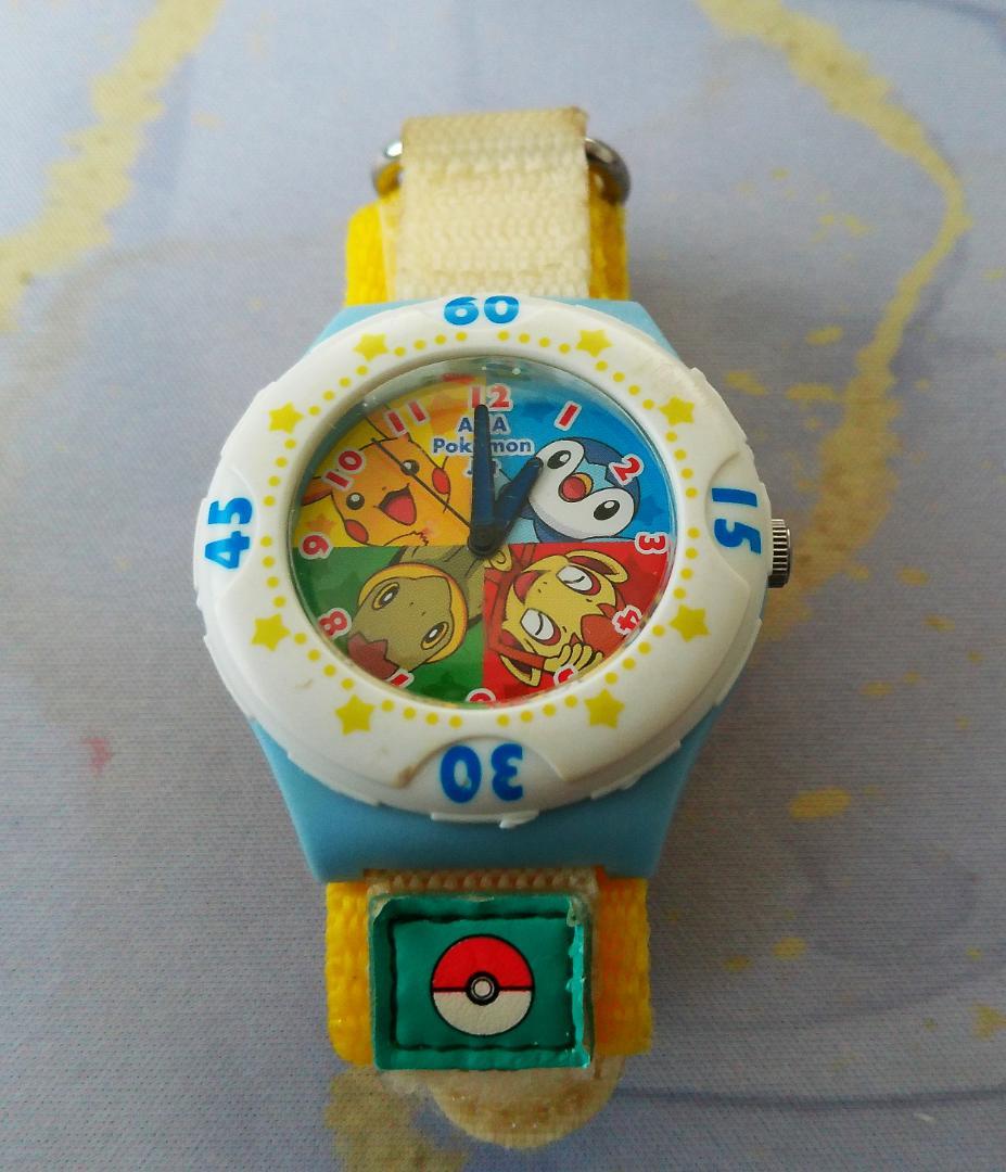 ANA ポケモンジェット ポケモンコラボ スポーツウォッチ腕時計 現状品