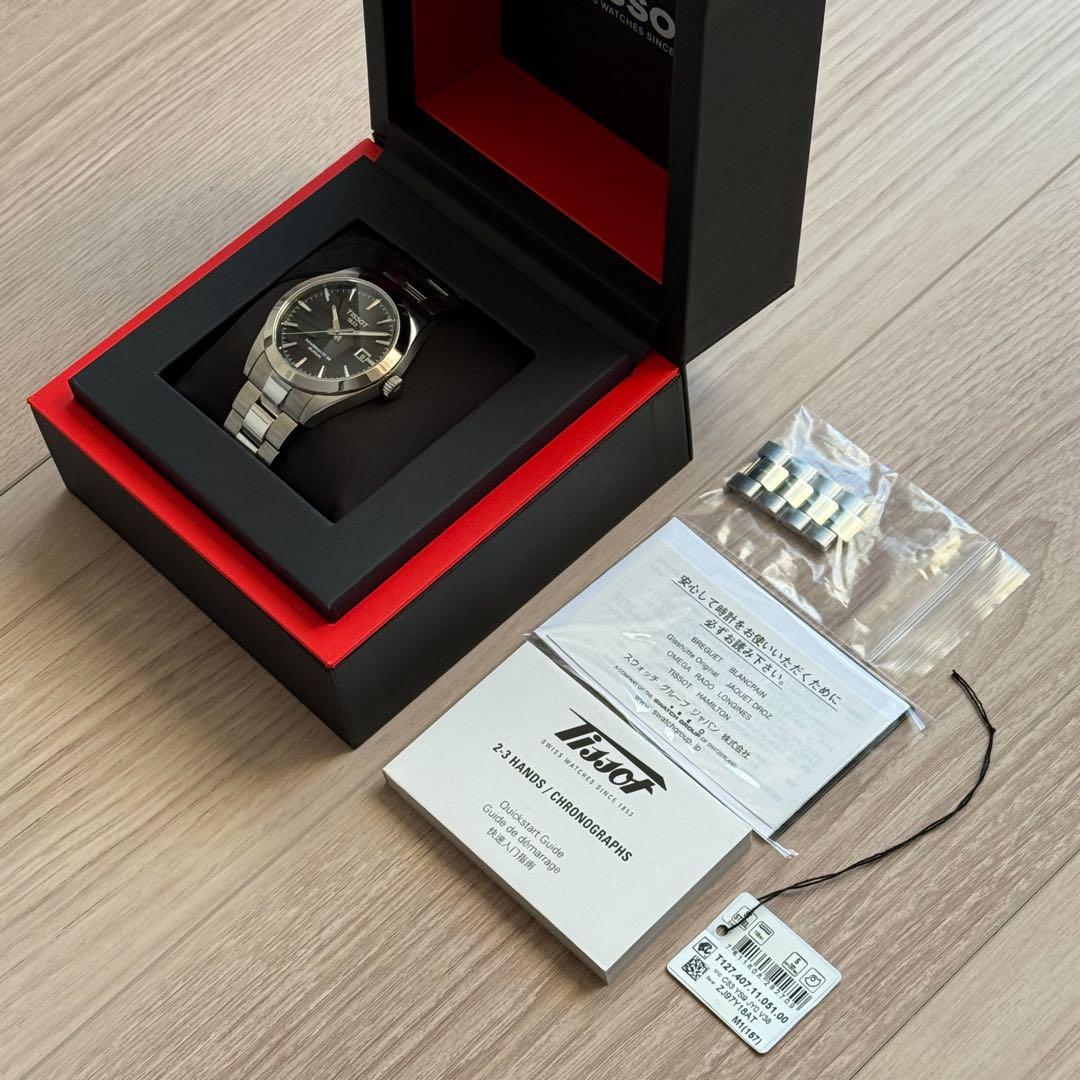 TISSOT ジェントルマン オートマティック ブラック 付属品完備