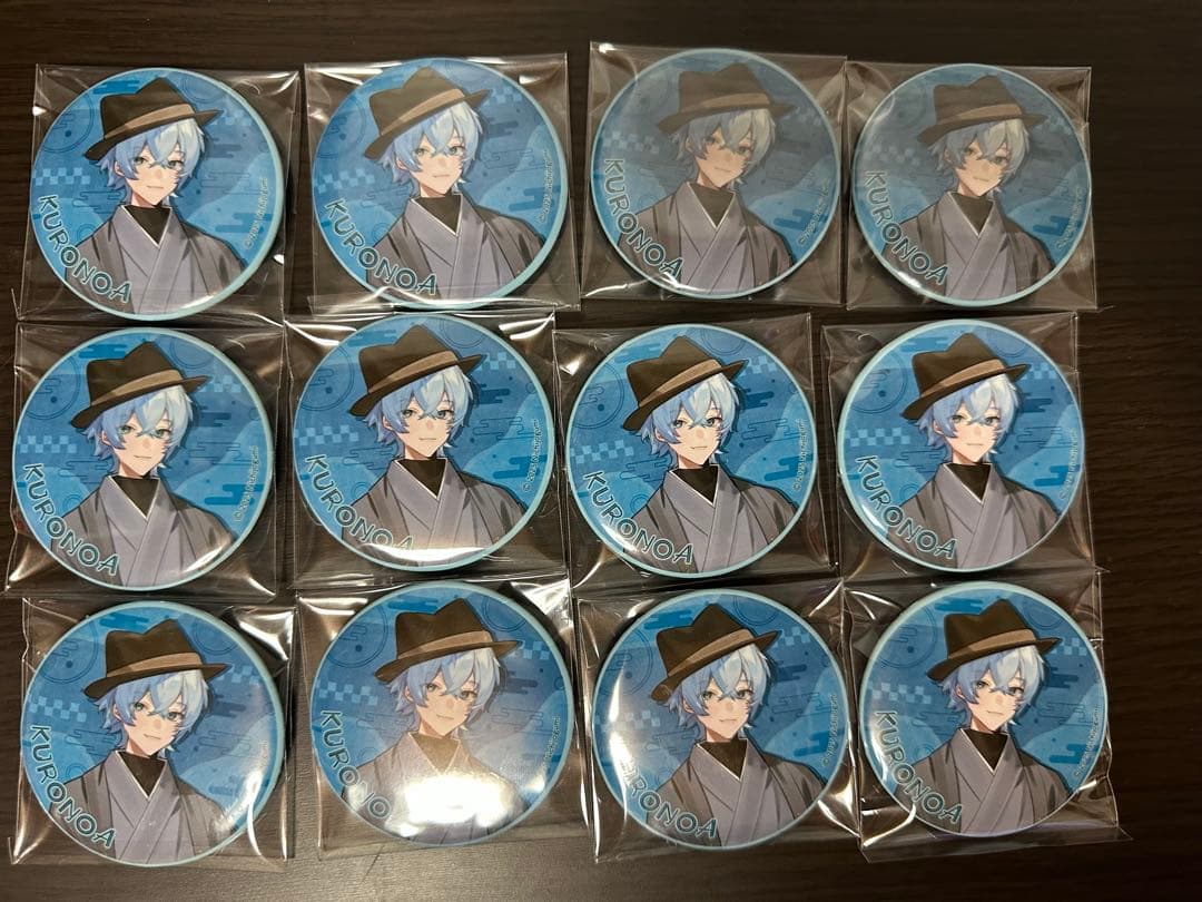 日常組 クロノア 京都タワー 和服 缶バッジ