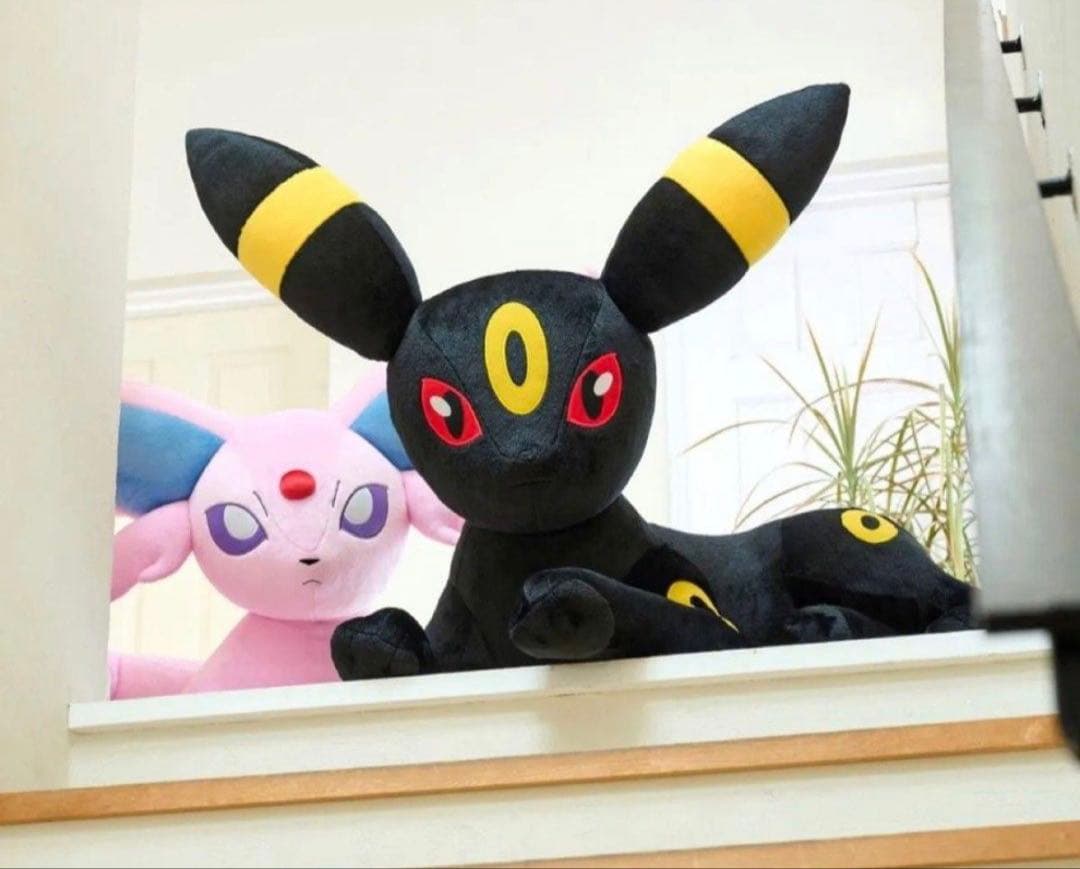 ぬいぐるみ 等身大ブラッキー 寝そべり ポケモン - メルカリ