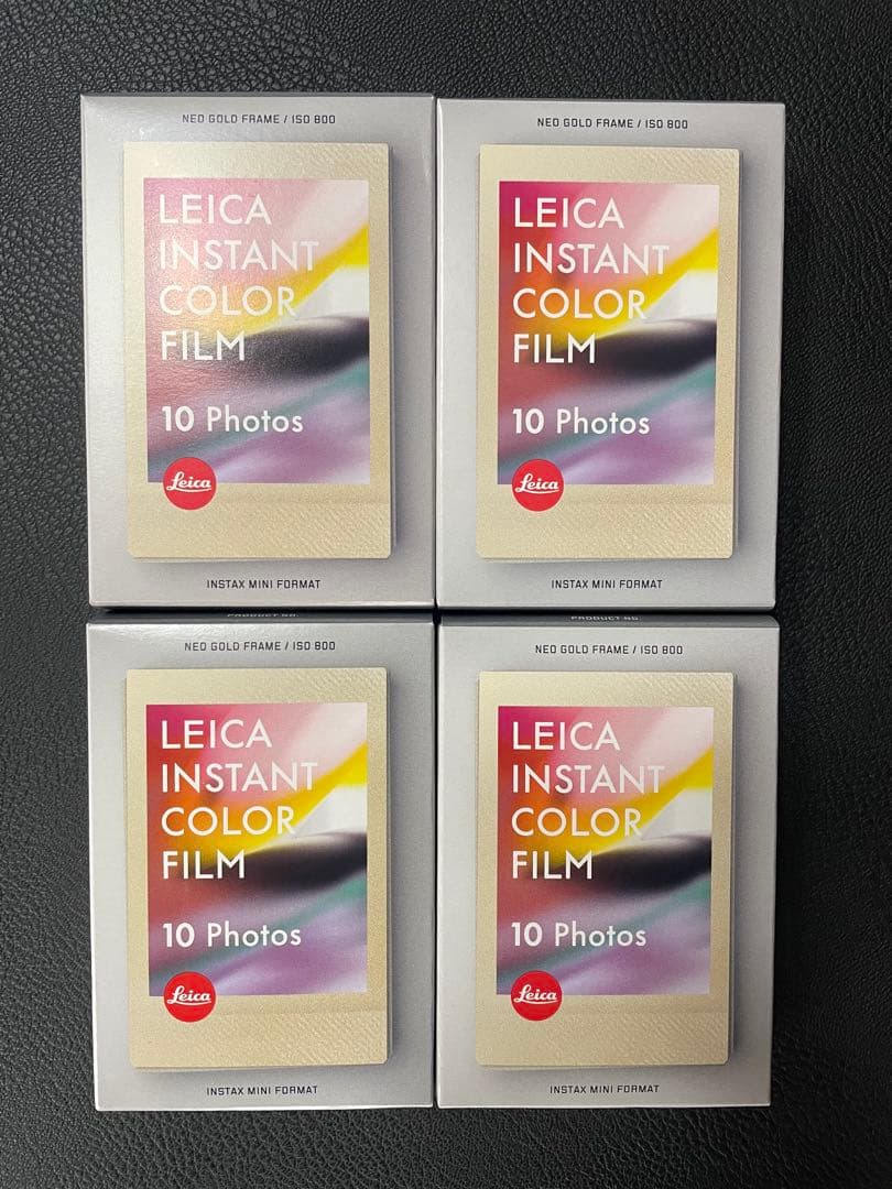 LEICA ライカゾフォート用インスタントカラーフィルムネオゴールド 4箱