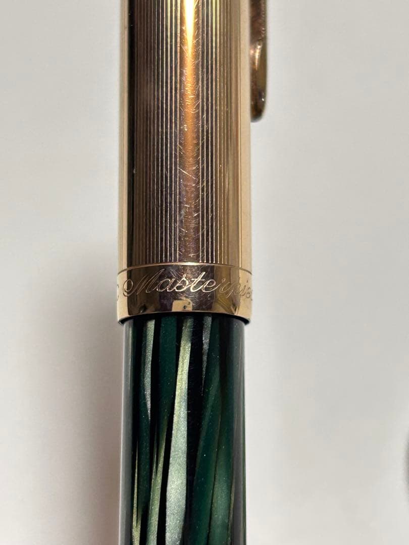 MONTBLANC モンブラン 万年筆 642 N グリーンストライプ 14金