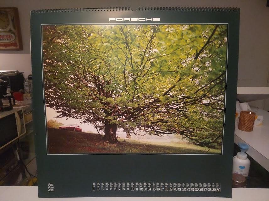 非売品☆昭和レトロ☆ドイツ製☆1979年 PORSCHE ポルシェ カレンダー