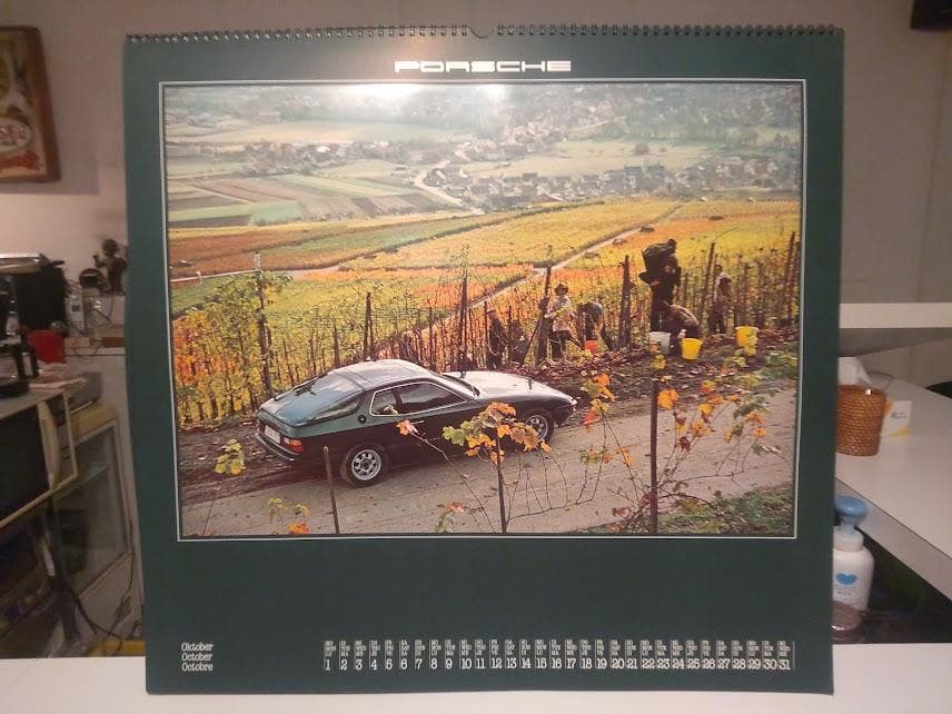 非売品☆昭和レトロ☆ドイツ製☆1979年 PORSCHE ポルシェ カレンダー