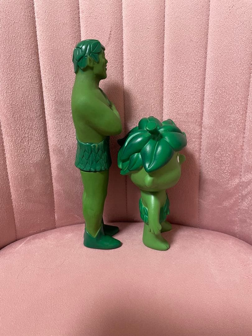 ジョリー・グリーン・ジャイアント＆リトル・グリーン・スプラウト　ソフビ　セット