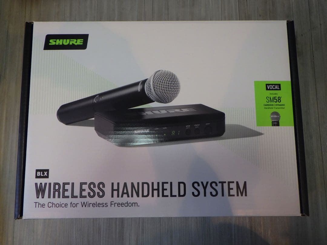 配信機器・PA機器・レコーディング機器 SHURE BLX Wireless Handheld System SM58