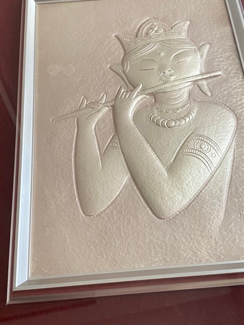 金森映井智 金森栄一 雅宴 彫金 金工作品 額装 人間国宝 - メルカリ