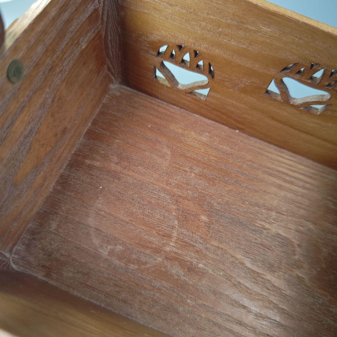 ウ320 煙草盆『大崎雄斉作』『鵬雲斎好桐透か桑手付 莨盆 莨入付 共箱