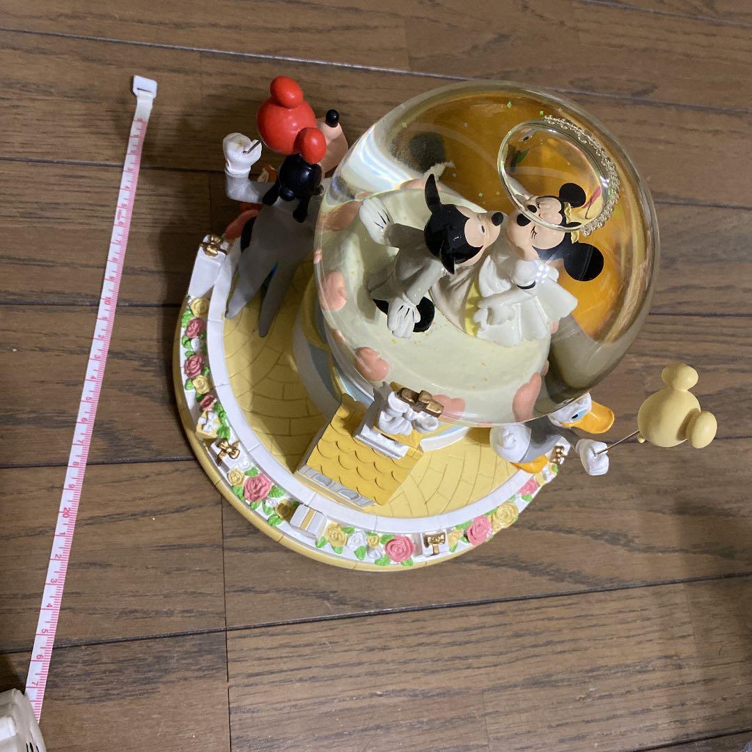 ミッキーフレンズ スノードーム オルゴール ウェディング