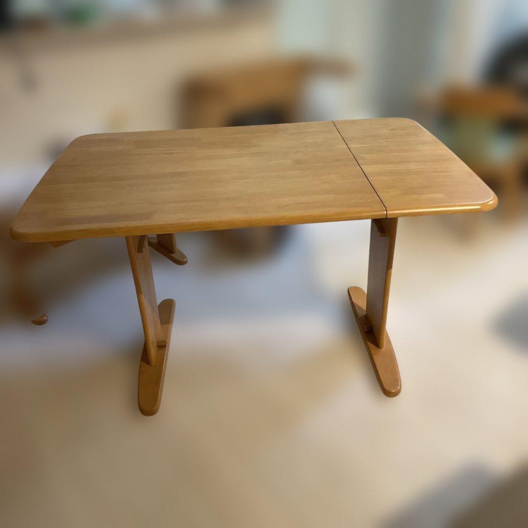 木製拡張ダイニングテーブル