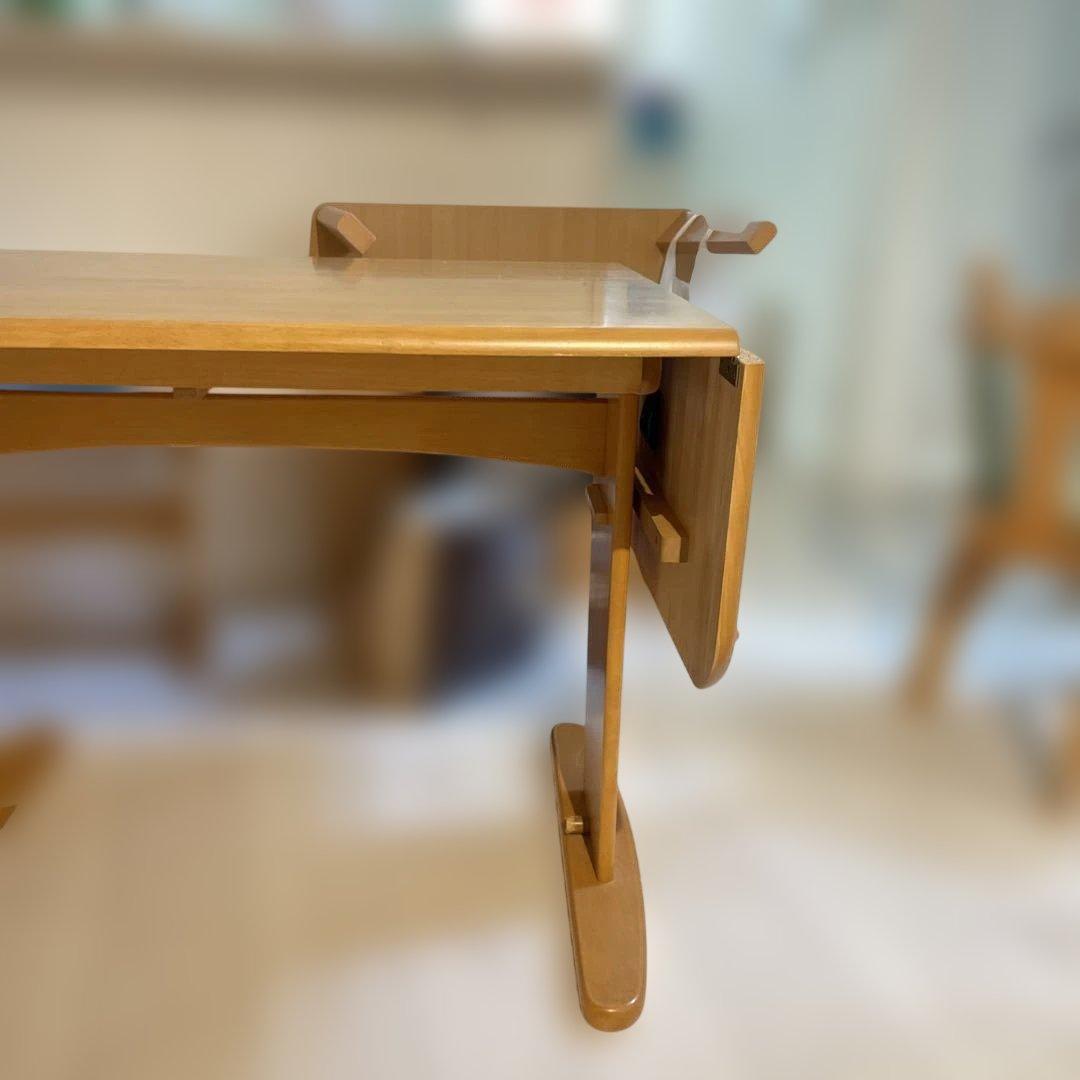 木製拡張ダイニングテーブル