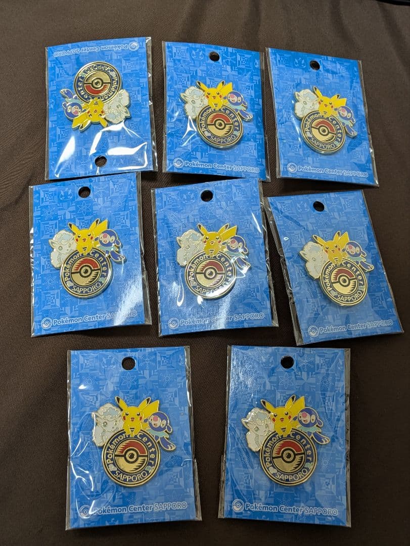 ポケモンセンター札幌 ロゴピンズ×8個セット - メルカリ