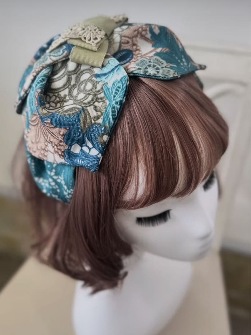 13,999→11,999 お値下げ】yuminique 刺繍 ヘッドドレス - メルカリ