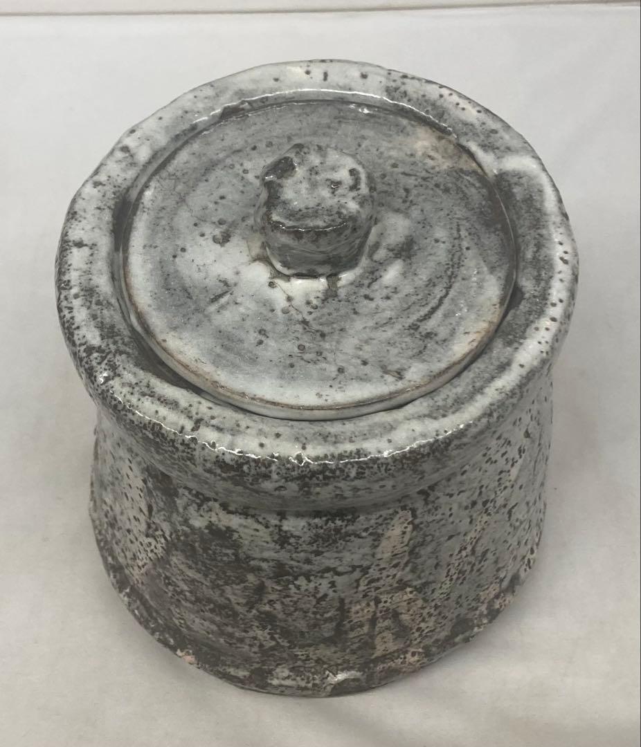 B539b 鼠志野 水指 作者不詳 木箱無し 茶道具 - メルカリ