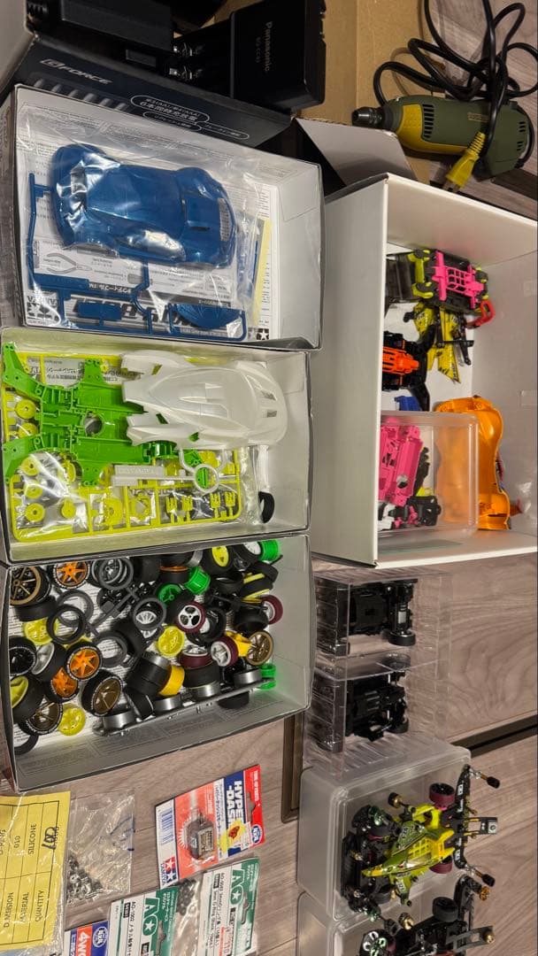 【引退セット】 ミニ四駆とパーツと工具セット