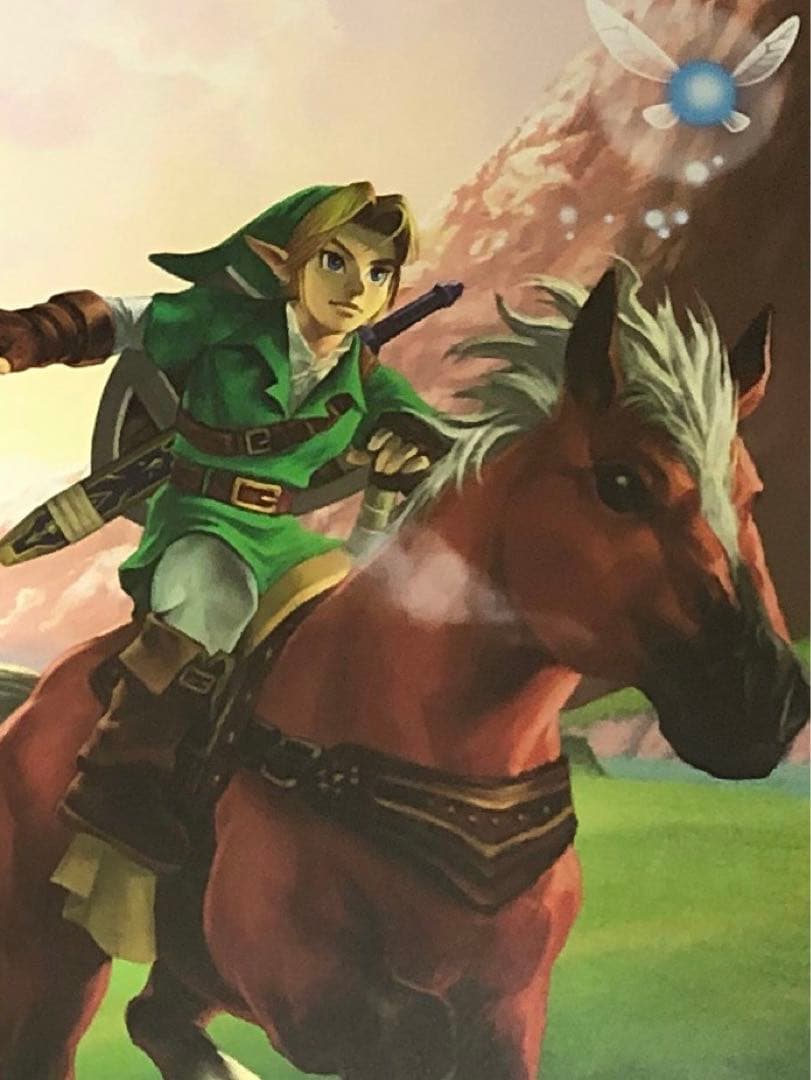 【非売品】 ゼルダの伝説 時のオカリナ 3DS B2 サイズ ポスター ①