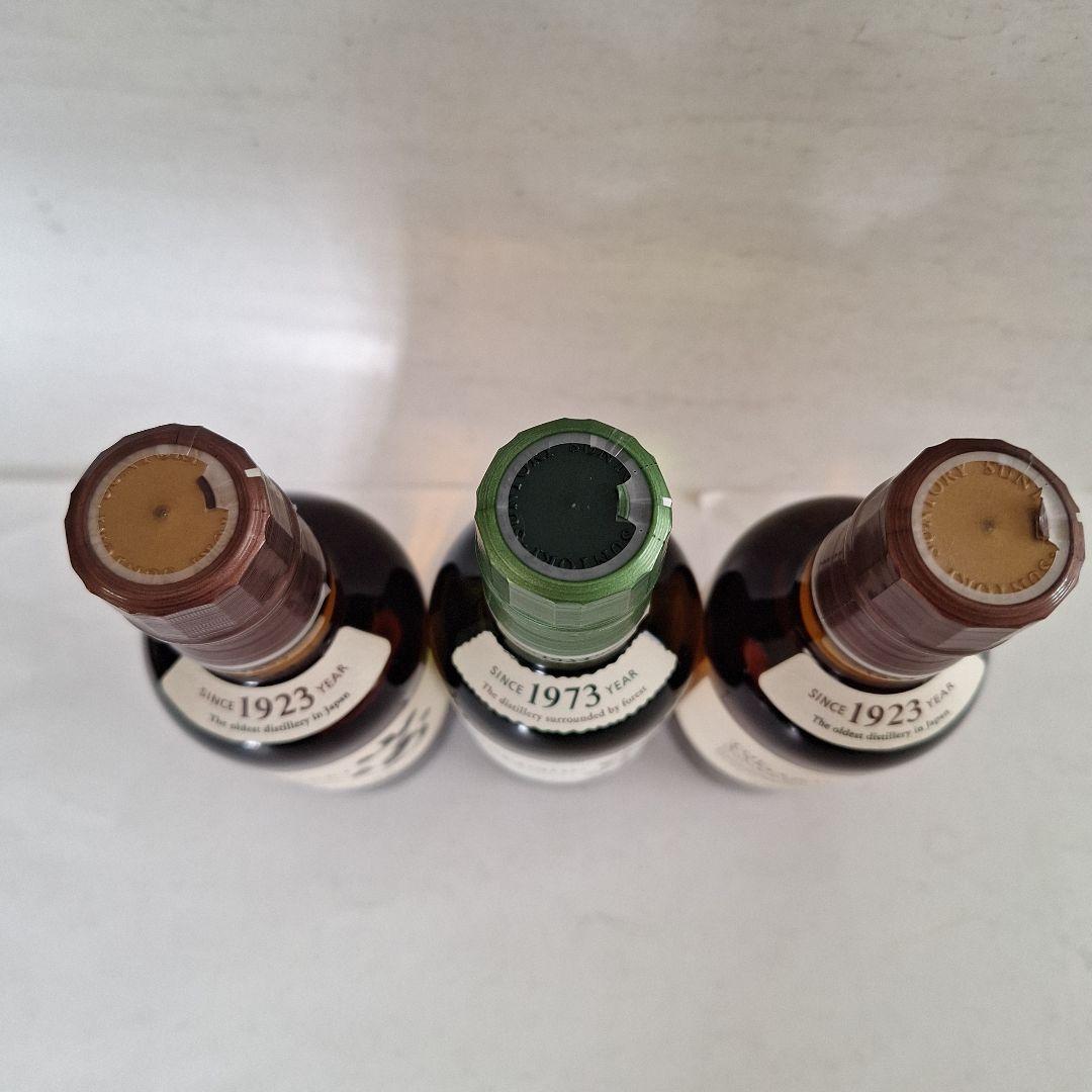 山崎・白州 シングルモルトウイスキー 180ml 2✕2本セッ