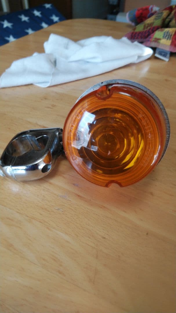 ハーレー ヤンキーウインカー 1つレンズ無しショベルヘッドビンテージ