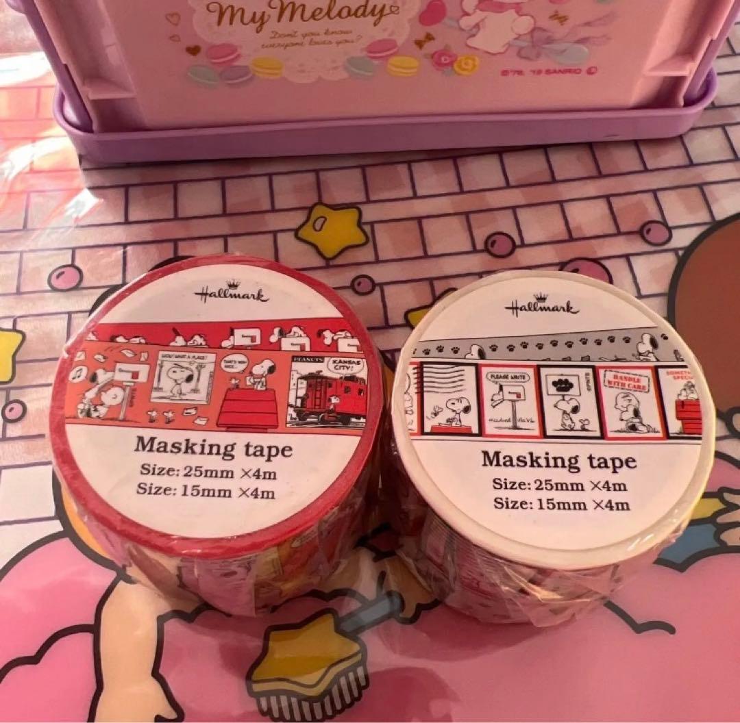 スヌーピー マスキングテープセット☆ - メルカリ