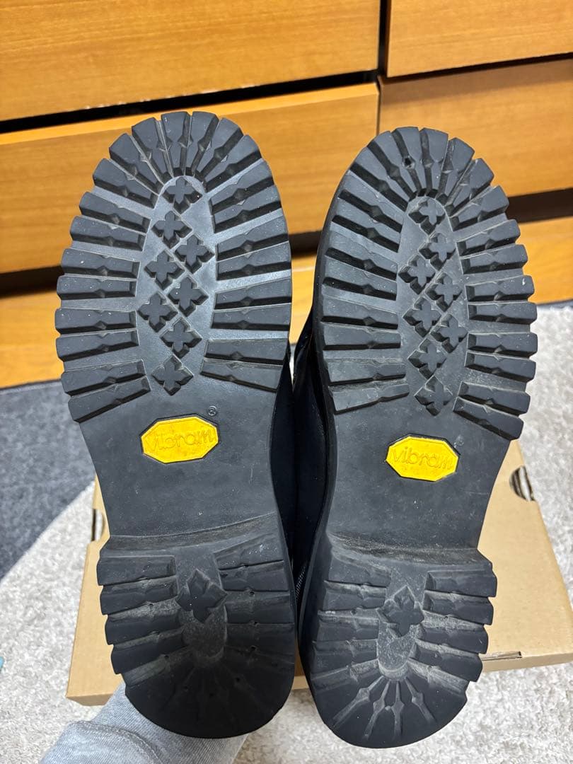 靴 pg steven alan knock black leather 42