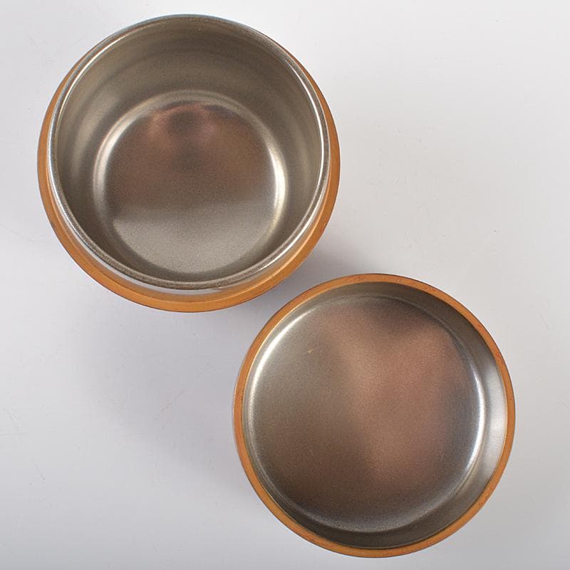 京塗師　平安祥雲（吉田祥雲）作　三本松蒔絵　内銀地　大棗　共箱　D　R6570