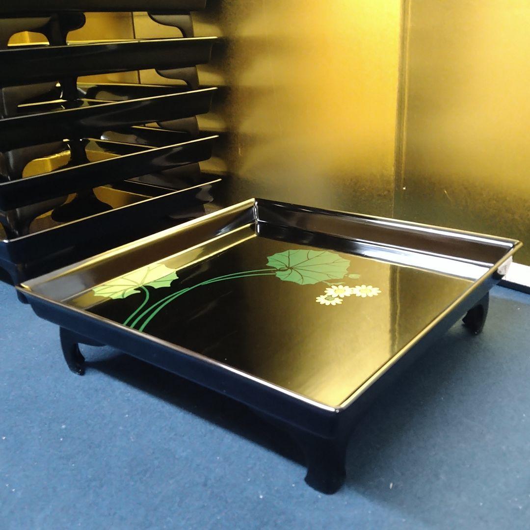 輪島塗脚付き膳五客