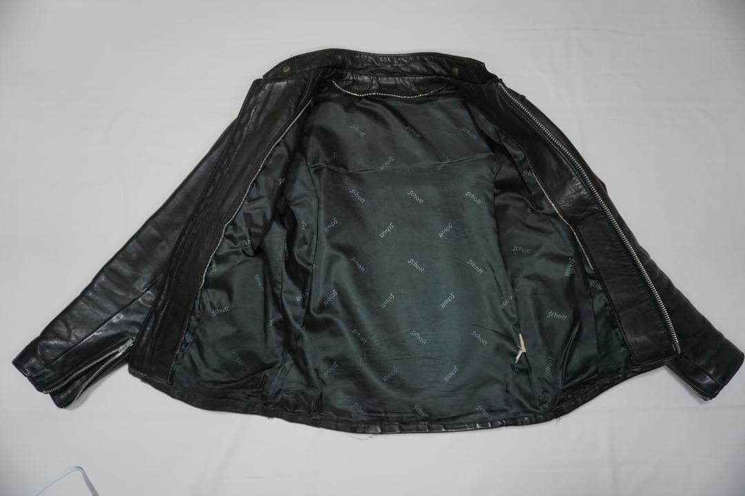 t*o様 Schott 641 シングルライダース オリジナル 擦れ下地露出 3