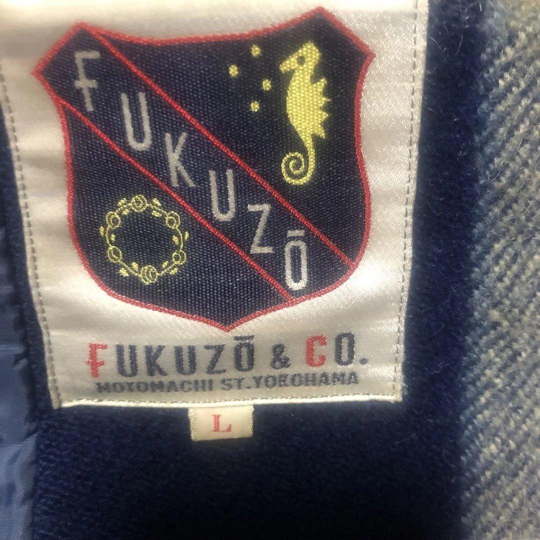 FUKUZŌ フランネルチェックジャケット Lサイズ