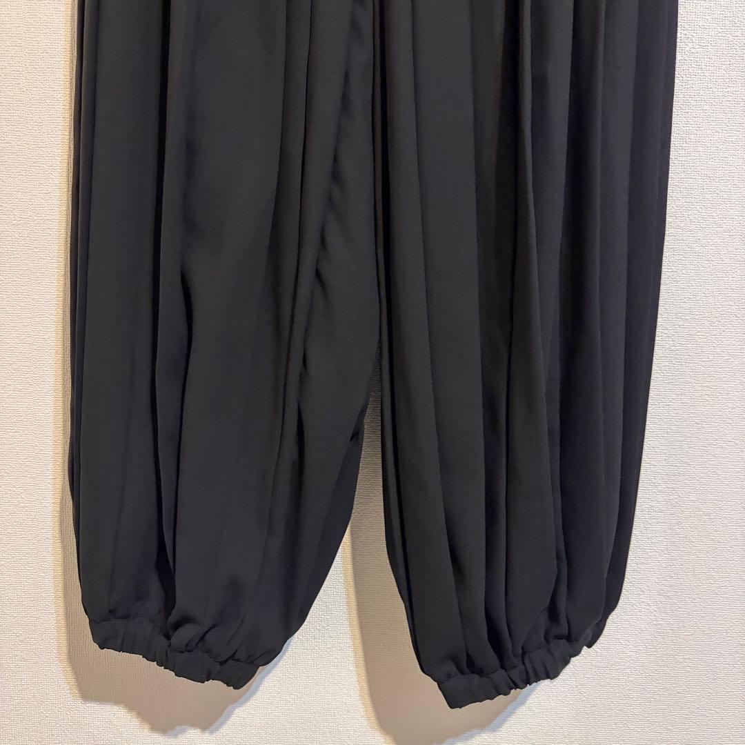 ENFOLD PLEATS TROUSERS ブラック 38