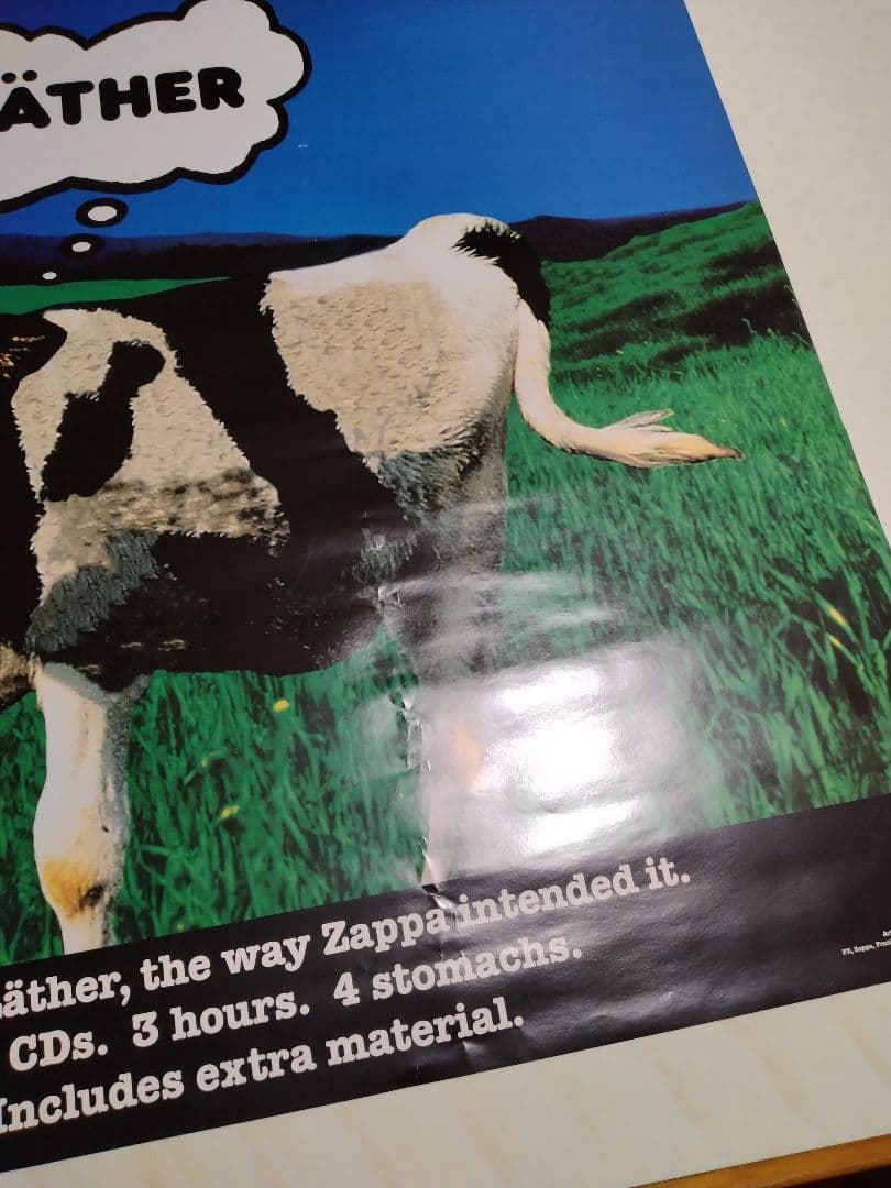 FRANK ZAPPA LATHER フランク・ザッパ レザー ポスター