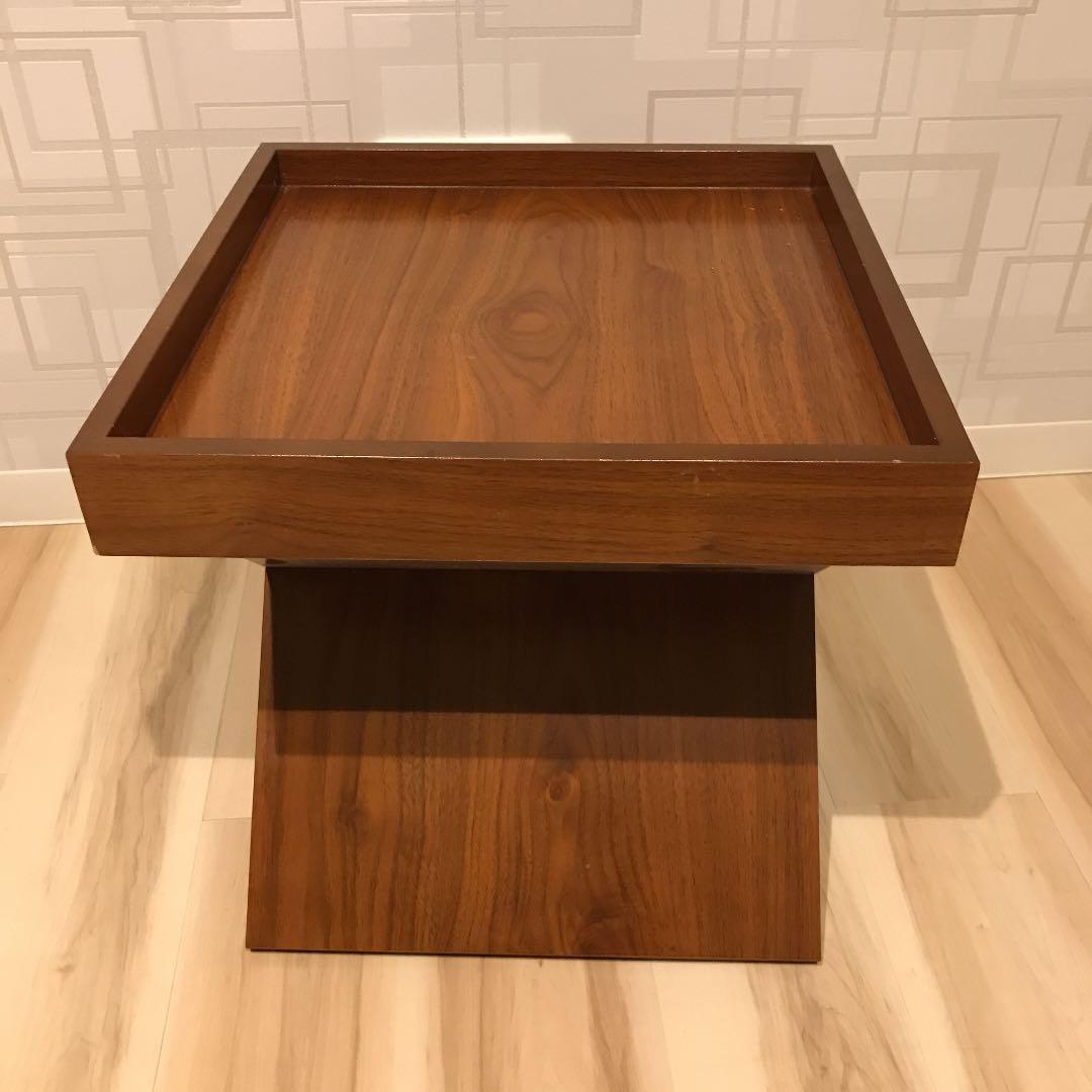 ノーチェ　ベットサイドテーブル家具ウォールナットソファ無印ニトリ