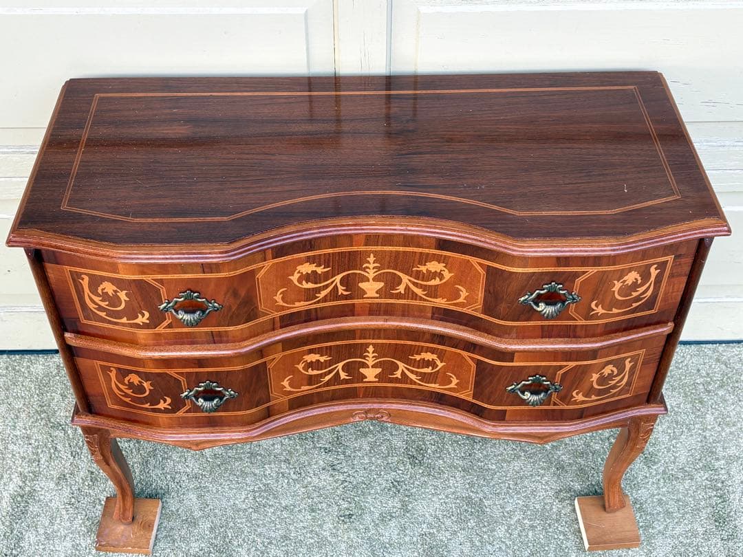 ヴェローナクラシック 猫脚 2段チェスト イタリア製 ヨーロピアン