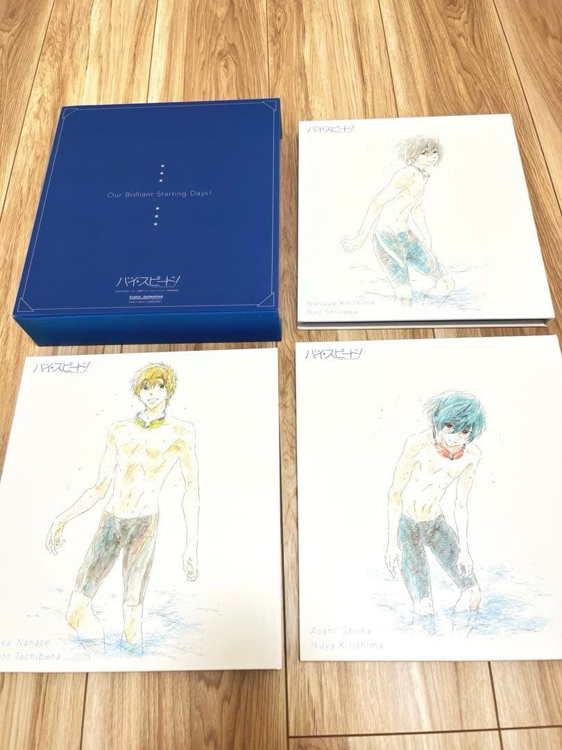 ハイ☆スピード! Free! 岩鳶中水泳部 スペシャル複製原画色紙アルバム