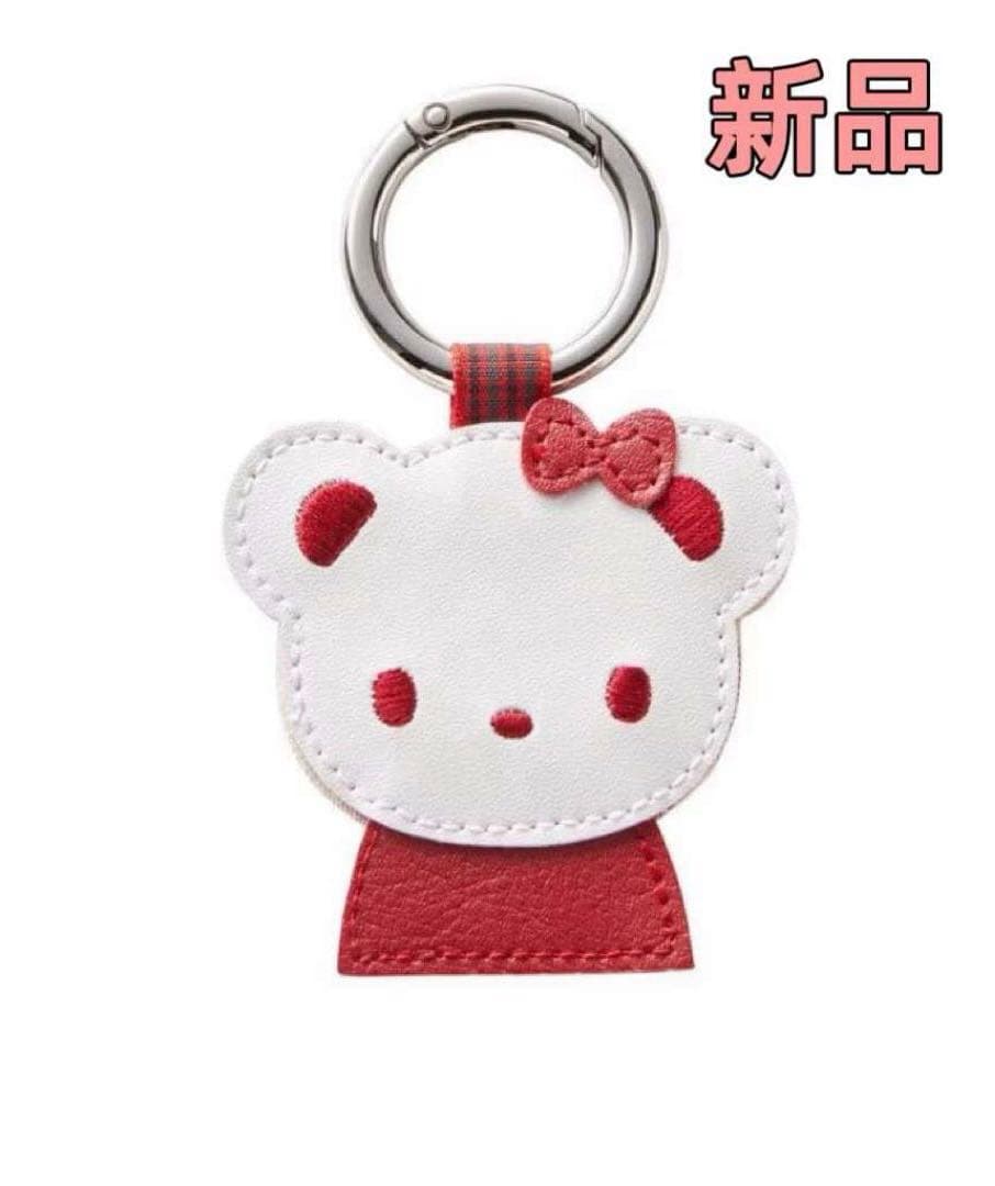 新品未使用】 familiar ファミリア ネームホルダー リアちゃん 赤