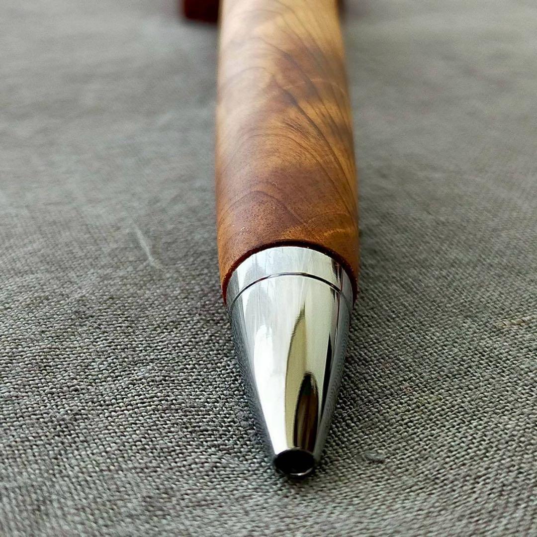 専用】 屋久杉 光明杢 KATO201 ボールペン シルバー