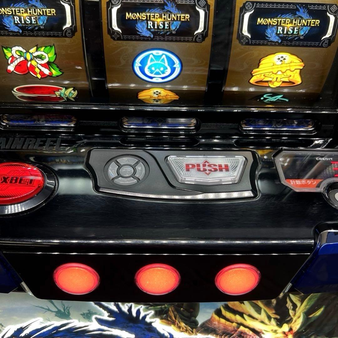 パチスロ実機 モンスターハンターライズ オートプレイスマスロユニット