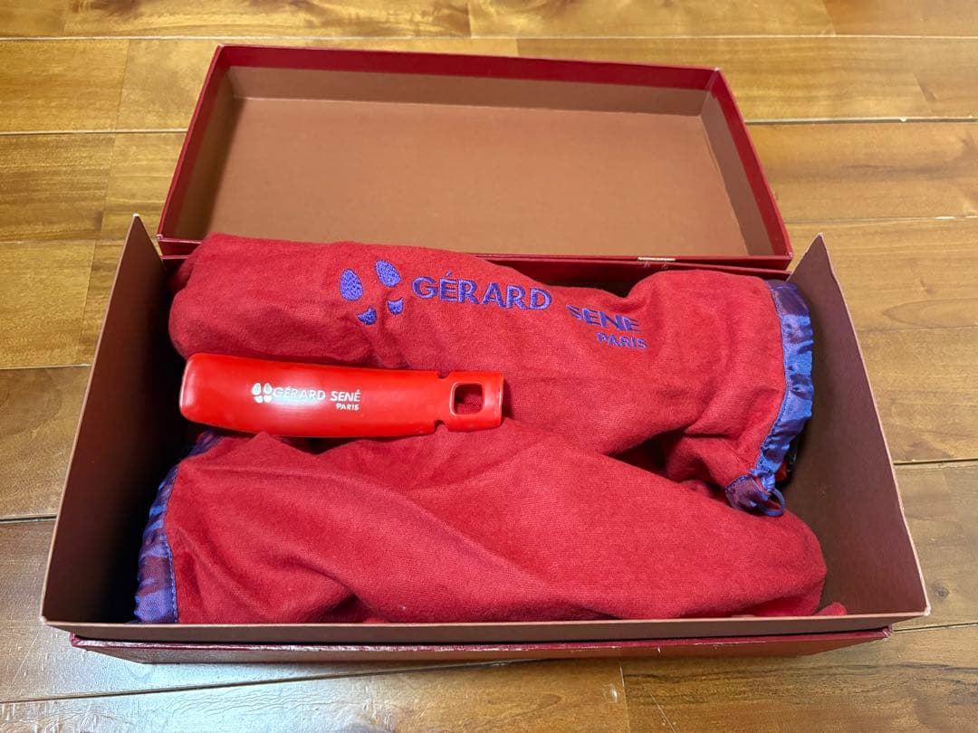 GÉRARD SENÉ PARIS 革靴 黒 9½30 シューキーパー/箱付