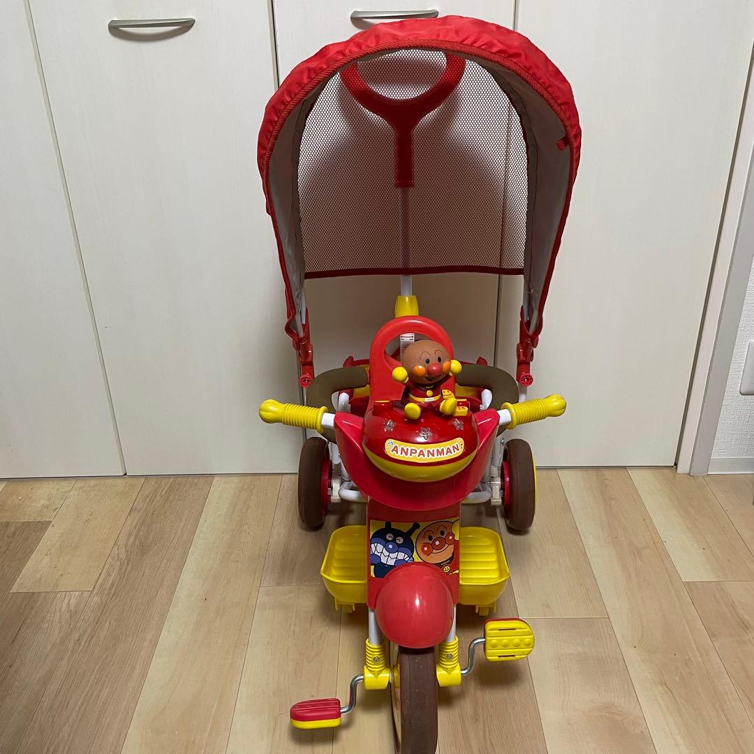 取説/箱有り】三輪車 アンパンマン アドバンス GOO! S