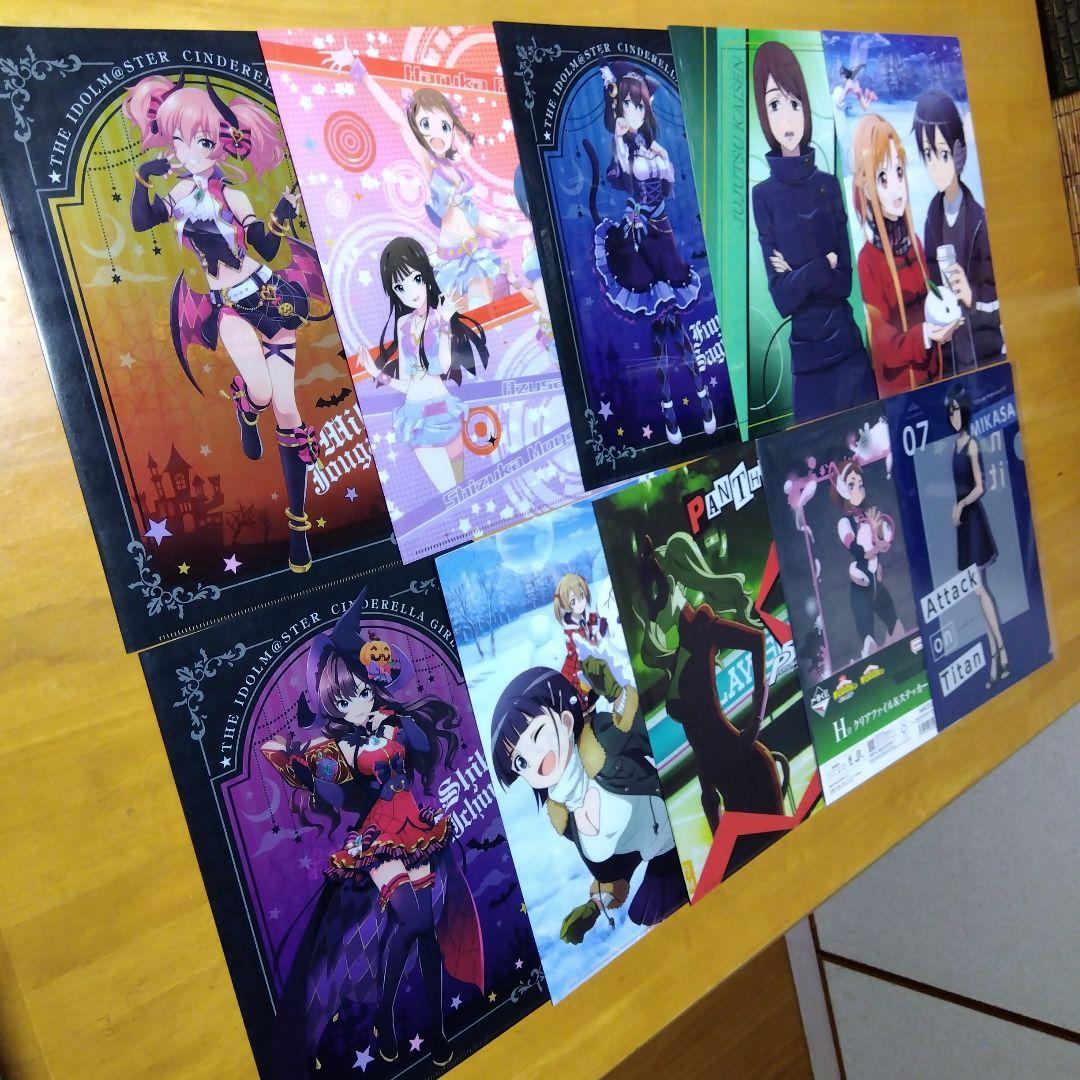 アニメ美 少女系 A−4クリアファイル まとめ売り 大量100枚 ② アニメ